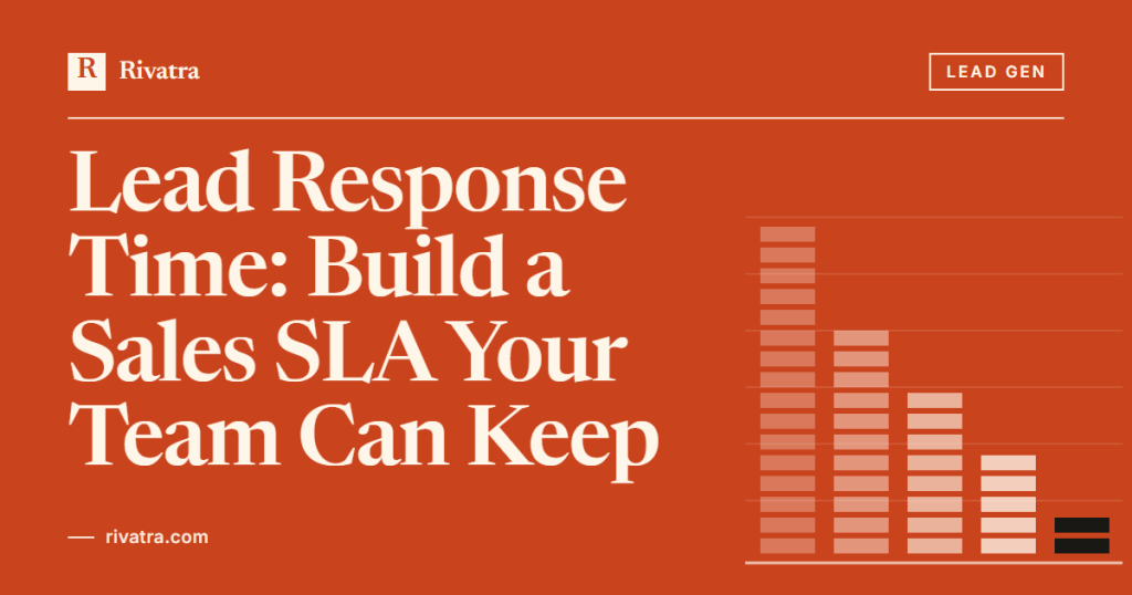 Cover image for: Lead Response Time: Build a Sales SLA Your Team Can Keep